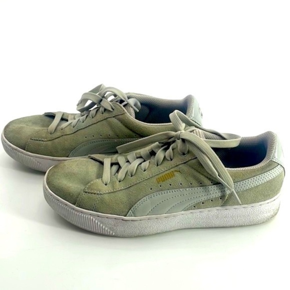 UEC Suede puma sneakers gray no box size 9